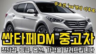 싼타페DM 중고차, 장단점, 옵션, 가격을 알려드립니다. (차박, SUV, 패밀리카)