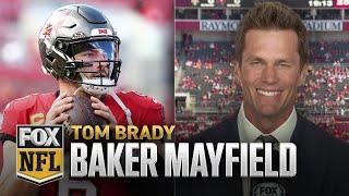 Tom Brady praises Baker Mayfield, pokes fun at Gronk for unpaid restaurant tab | FOX NFL Sunday