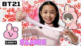 BT21 COOKY SLIME |HOW TO MAKE SLIME| BTS SLIME | BLEZD SLIMES