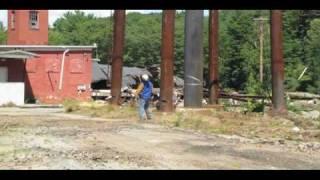 Paper Services' Water Tower Toppling, Ashuelot NH