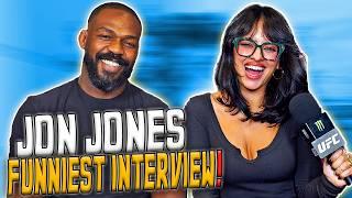 Jon Jones FUNNIEST interview! I can’t believe he said this LOL | UFC 309