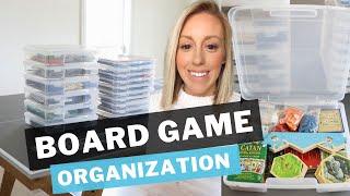 Board Game Organization | Organization Hack | How to organize board games