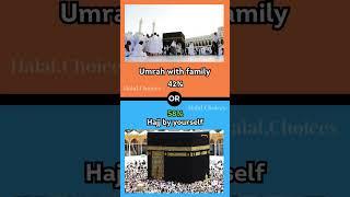 PART 25 |  Would you rather?  | Halal Choices |Comment your answers #shorts #islam #wouldyourather