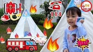 Fireman game play training  AnAn ToysReview TV 