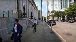 [4k] Walking in downtown Birmingham, Alabama- United States -