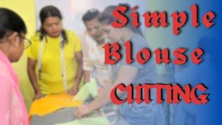 Simple blouse Cutting || How to cut simple blouse || in easy way