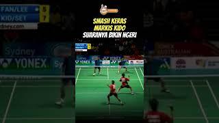 Suara Smash Super Keras Markis Kido #markiskido #hendrasetiawan #short