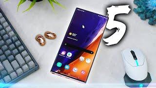 Top 5 Galaxy Note 20 Ultra Features