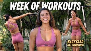 Calisthenics Week of Workouts | Iron Cross, HSPU & Backwalk Overs