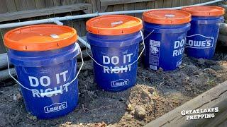 Easiest DIY 5-Gallon Bucket Compost Bin (plus Vegetable Planter)