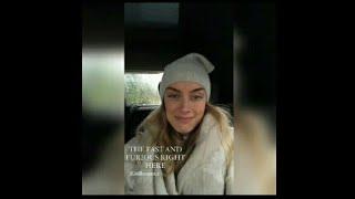 Rachel skarsten in the car #46