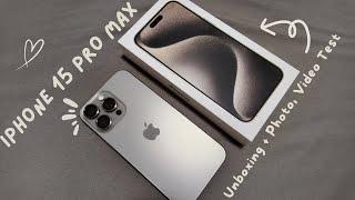 iPhone 15 Pro Max Unboxing + Photo, Video Test