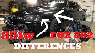 351 Windsor In a Fox Body / The Differences When Swapping Out Your 302 Ford Mustang