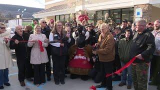 People line up early Friday morning to celebrate Wawa's grand opening