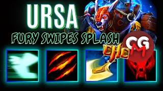 URSA FURY SWIPES SPLASH | FOCUS + FURY SWIPES & GREAT CLEAVE | CUSTOM HERO CLASH DOTA 2