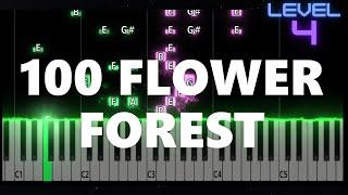 100 Flower Forest - Tomba - ADVANCED Piano Tutorial