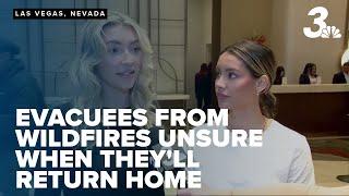 Californians who fled to Vegas during fires uncertain on when they'll be able to go home