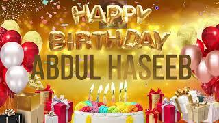 ABDUL HASEEB - Happy Birthday Abdul Haseeb  #عبدال حسيب