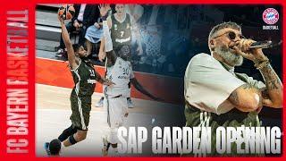 The amazing Grand Opening of SAP Garden | FC Bayern Basketball vs. Real Madrid | featuring SIDO