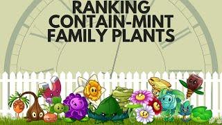 ranking all contain-mint family plants / pvz2 tier list - pvz2 rank (episode 2)