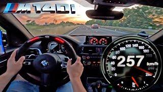 BMW M140i M-Performance // TOP SPEED on GERMAN AUTOBAHN