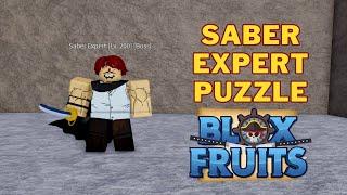 How To Solve The Saber Expert Blox Fruits Puzzle | Saber Expert Puzzle