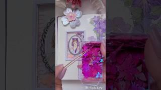 ASMR Aesthetic Journaling  Purple Shaker Journal #asmr #journal #shorts