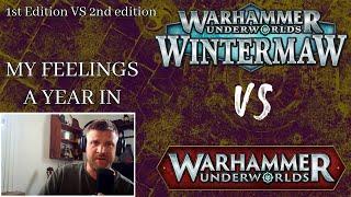 Warhammer Underworlds:  2nd edition VS 1st Edition (a year in)