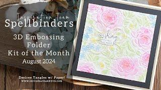 A Little Ink to Your 3D Embossing Folders! | Spellbinders