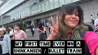 My First Time Ever on the Shinkansen/Bullet Train | Ranjini Haridas Japan vlogs - Ep 7