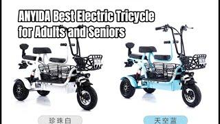 ANYIDA Best Electric Tricycle for Adults and Seniors | Custom Electric Trike Factory