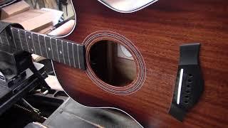 Taylor Guitar loose neck bolts / fret dress / setup @StringTech Workstations