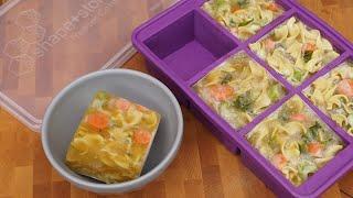 Introducing the Shape+Store Soup Master 6 Cup Freezer Container