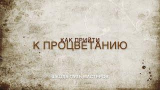 КАК ПРИЙТИ К ПРОЦВЕТАНИЮ / основа Духовного Маркетинга / Александр Салогуб