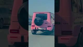 Pink G wagon G63 mercerdes golden number of dubai #mercerdes #g63 #gwagon #dubai #shorts #viral