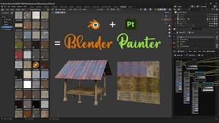 (Substance Painter Alternative) Realistic Textures in Blender 3.5 using Blender Painter (Time-Lapse)