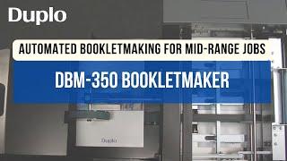 DBM-350 Bookletmaker | Product Demo | Duplo USA