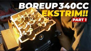 PART 1 || BOREUP YAMAHA MT25 KE 340CC || OTW DRAGRACE!!