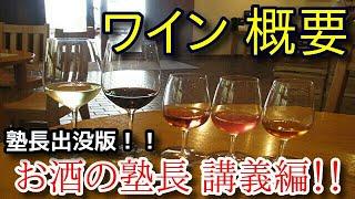 【お酒の塾長 講義編！！】【ワイン 概要】