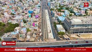 LB Nagar flyover Drone view || కన్నుల విందు చేస్తున్న ఎల్బీ నగర్ కూడలి