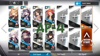 【Arknights】AP-4 Low Rarity Squad