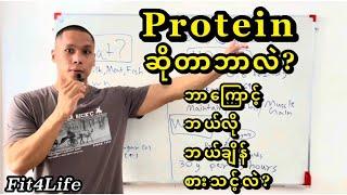 #Proteinဆိုတာဘာလဲ ဘာကြောင့် ဘယ်ချိန် ဘယ်လို စားသင့်လည်း?