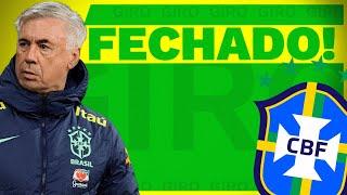 ANCELOTTI É O NOVO TREINADOR DA SELEÇÃO BRASILEIRA - GIRO DE NOTÍCIAS