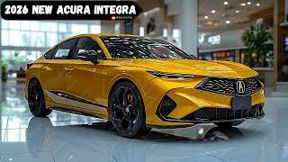 Unveiling the 2026 Acura Integra - A Modern Classic Reimagined!