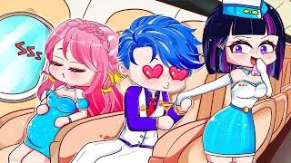 Anna Is Pregnant Sad Story! Steal Husband On Plane | Gacha Life x Gacha Club | Rainbow Z Multiverse