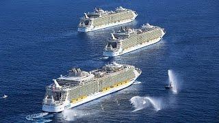 The world's 3 largest cruise ships meet at sea - Royal Caribbean International