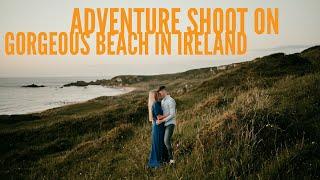 Adventure shoot on a gorgeous beach in Ireland | Elopement Video