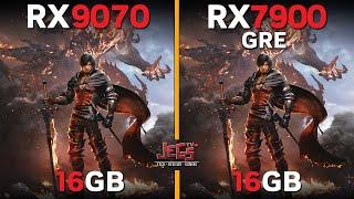 RX 9070 vs RX 7900 GRE | Ryzen 7 7800x3D | Tested in 15 games