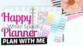 Plan With Me: Happy Planner //White Space Planning//