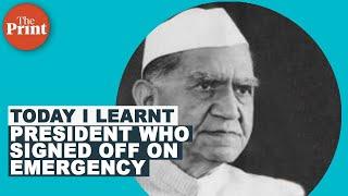 On its 46th year, know about President Fakhruddin Ali Ahmed who signed the declaration of Emergency